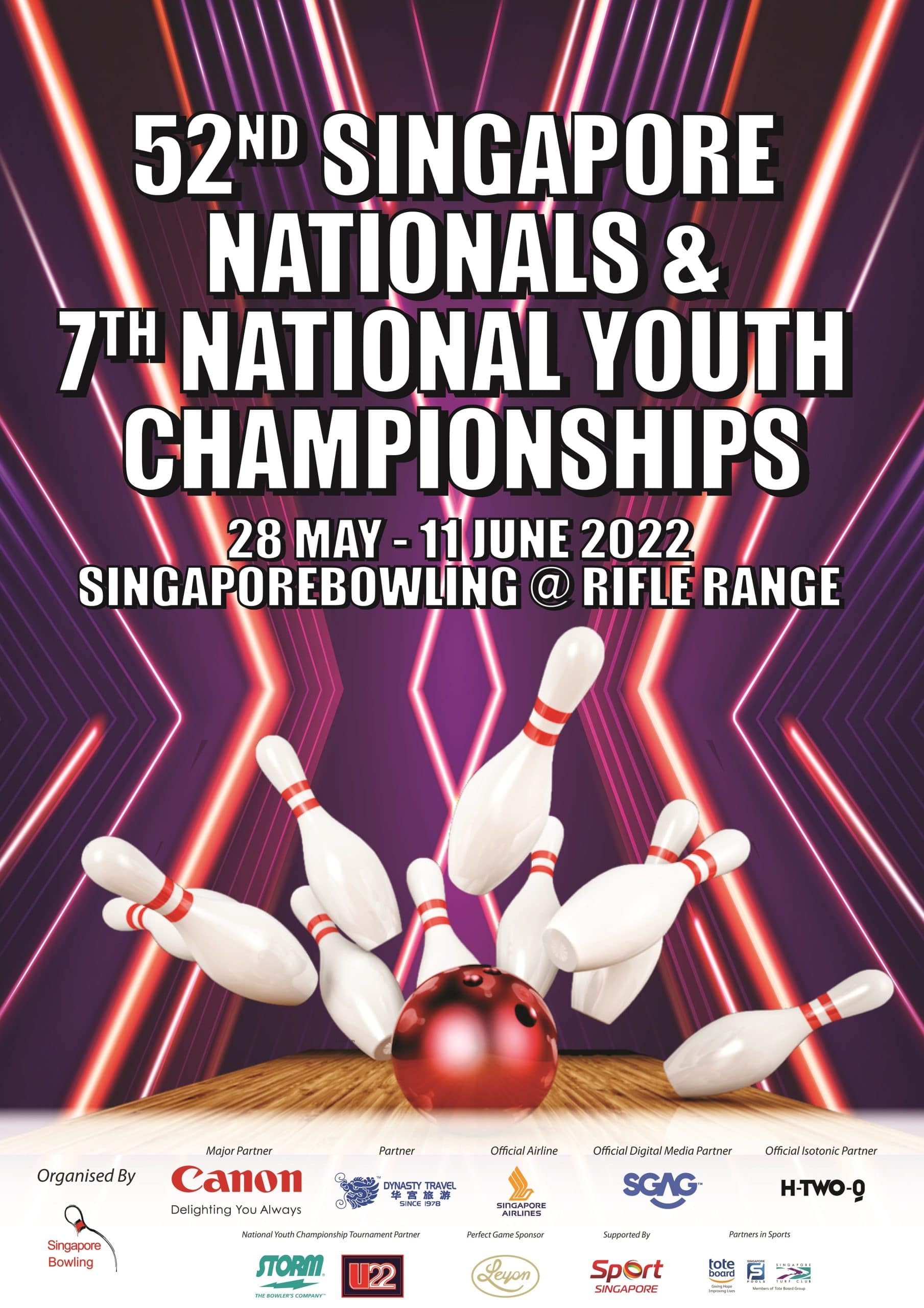 52nd Singapore Nationals & 7th National Youth Championships 2022