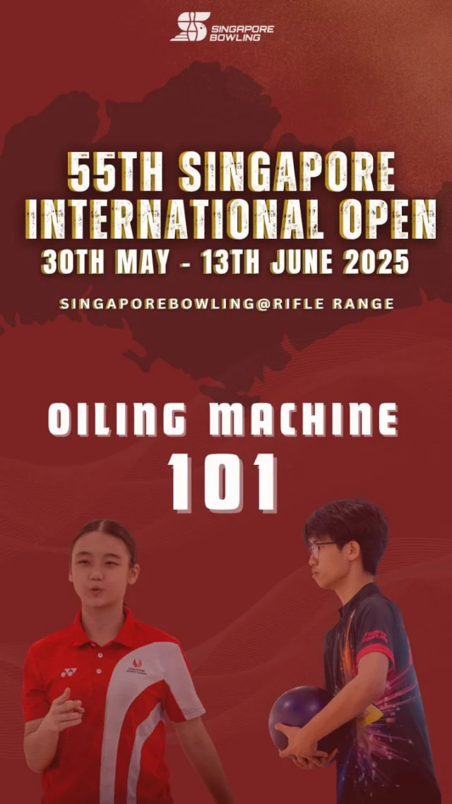 [55th Singapore International Open 2025] 

Oiling Machine 101 ⚙️

Ever wonder why bowling lanes feel so slick? It’s all thanks to the bowling oiling machines!

The oiling machine lays down patterns that control how your ball moves. More oil means less friction, so your ball slides longer. Less oil means more grip and an earlier hook.

These patterns change the game. Pro bowlers study them like playbooks. Every shot depends on what’s beneath your feet.

Next time you bowl, know this: the lane is more than wood, it’s a hidden strategy.