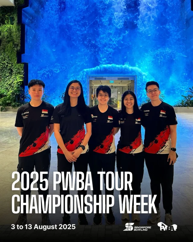 [2025 PWBA Tour Championship Week]

The PWBA Tour continues, and our ladies are ready to roll! 🎳✈️ Team Singapore is flying off for the 2025 PWBA Tour Championship Week! 🔥

Wishing them safe travels, smooth lanes, and high scores. Let’s go, Team SG!

🔗 Click link in bio for tournament information! 

#oneteamsg